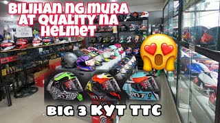 naghahanap ka ba ng helmet watch mo to | dito pala maraming stock ng kyt TTC big 3