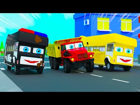 Rain Rain Go Away | Nursery Rhymes & Kids Songs | Baby Trucks For Children