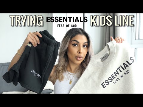 I Tried Fear of God Essentials' KIDS LINE