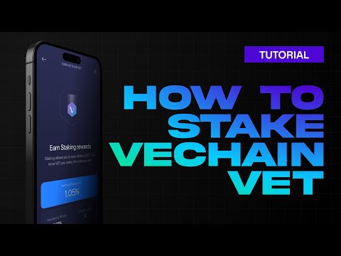 How to Stake VeChain VET / VeChain Staking Earn VTHO