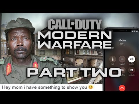 African Rebel Plays Modern Warfare! PICTURES SENT TO GUY'S MOM!