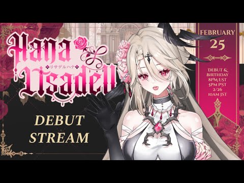 【DEBUT STREAM】♱ Greet Your Singing Priestess ♱ 【Hana Lisadell ❖ リサデルハナ】