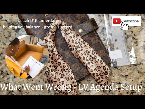 HELP Louis Vuitton Agenda Planner Setup FAIL| What Went Wrong with 8 Lotus Inserts