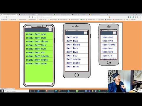 CIS 295 Class Demo - Create Examples of Mobile-friendly Navigation Menus - Part 3