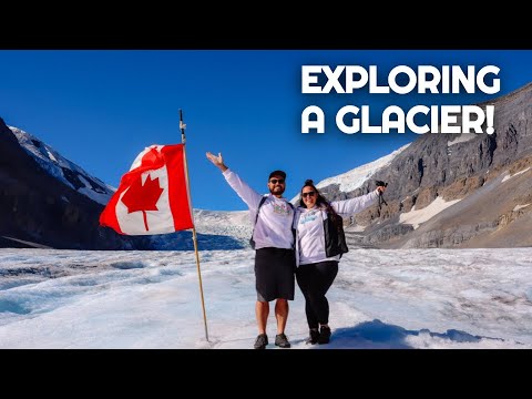 We made it to BRITISH COLUMBIA! | Hiking Athabasca Glacier | Cross Canada Van Life Road Trip