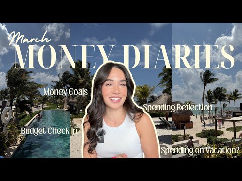 MARCH MONEY DIARIES | money talk march, mid-month check in, money reflection