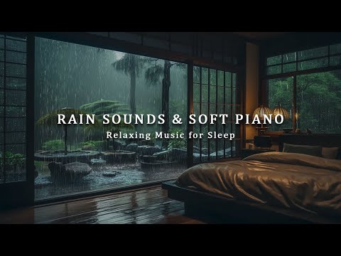 FALL INTO SLEEP INSTANTLY - Relaxing Music Reduce Anxiety and Help You Sleep | Rain falls to Sleep