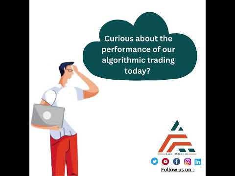 📈💰🔥 Want to know how Algo trading strategies performed today? 🤔👀#algorithmictrading #shorts