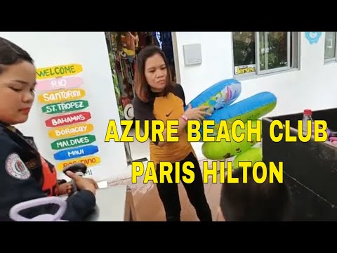 Vlog #1024 Walk Tour AZURE Beach Club Paris Hilton Also  Known As Urban Resort Residences