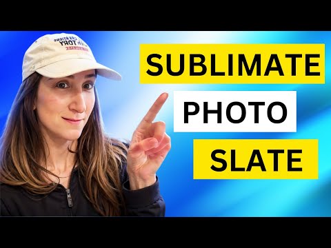 How To Sublimate A Photo On Blank Rock Slate