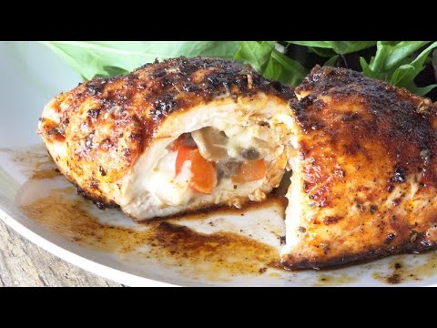 THE BEST STUFFED CHICKEN BREAST WITH SHRIMP & CRAB