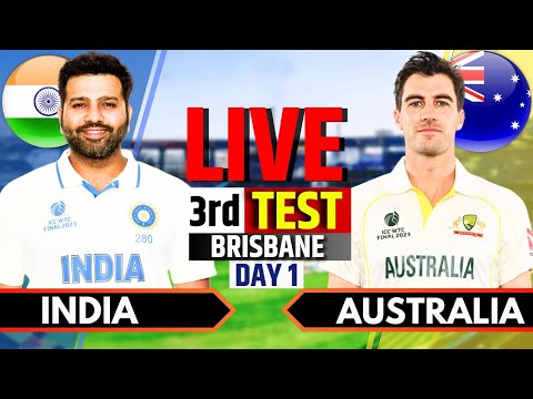 India vs Australia, 3rd Test, Day 1 | IND vs AUS Live Match Today | Live Cricket Match Today