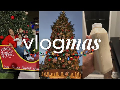 Family Night Out, Tree Lighting Ceremony | Vlogmas Day 6