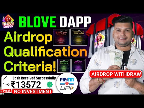 Blove Dapp Airdrop Distribution Criteria | Blove Dapp New Update | Blove Dapp Airdrop | Blove Dapp