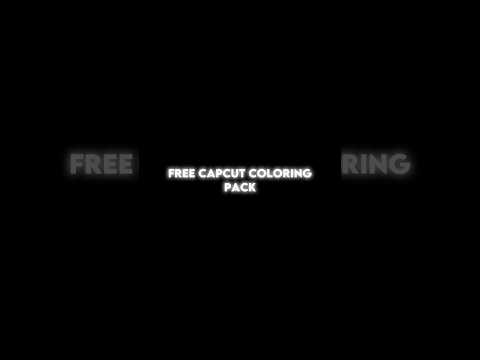 Free capcut coloring pack! #edit #shorts #capcut