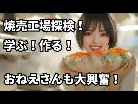 焼売工場で大暴走!? おねえさん×ひろゆきAIの爆笑ツッコミVlog！