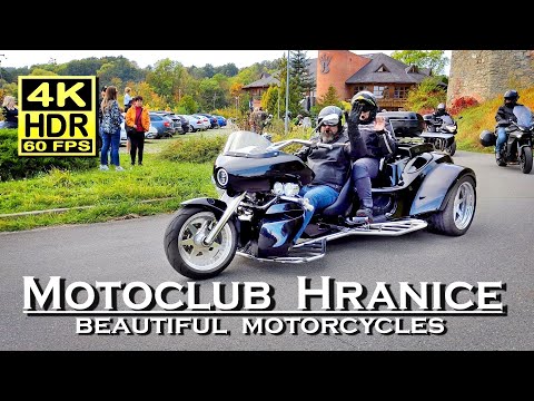 Motoclub Hranice  a ride of beautiful motorcycles, a gathering of bikers 💖 4K 60fps HDR 👀 time lapse