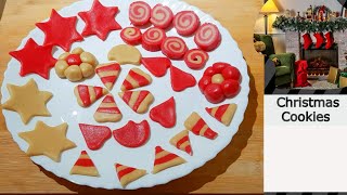 Christmas Cookies Recipe | EGGLESS BISCUITS WITHOUT OVEN I BISCUITS RECIPE  | कुकीज