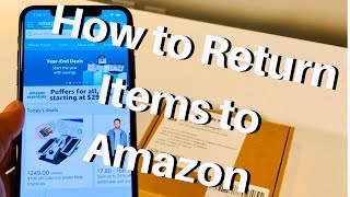 How to Return Items to Amazon! Easy