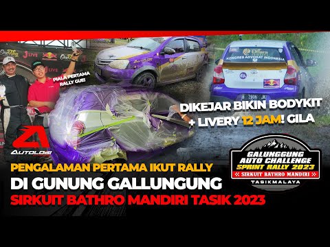 Niat Bikin Bodykit Malah Ikut Balap Sprint Rally 2023 Sirkuit Bathro Mandiri Tasik - Etios Valco