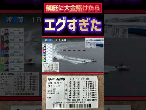 競艇に大金賭けたらとんでもない事が起きてしまった【競艇・ボートレース】