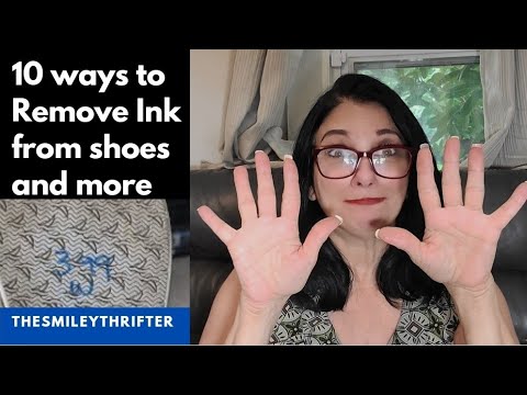 How to remove ink from shoes sneakers clothing. Great  for resellers, thrifers, flippers, pickers