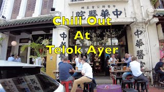 Friday Chill Out at Telok Ayer Street - Singapore Scene 4K UHD #Singapore #4k