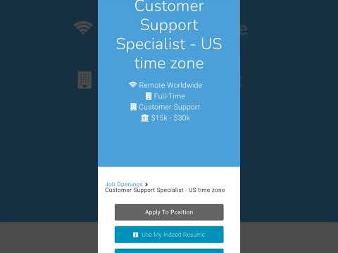 Customer Support Specialist-US time zone|Work from home #offcampusdrive #viral #viralvideo #wfh #job