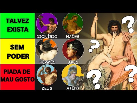 QUEM É O MELHOR DEUS GREGO - TIERLIST