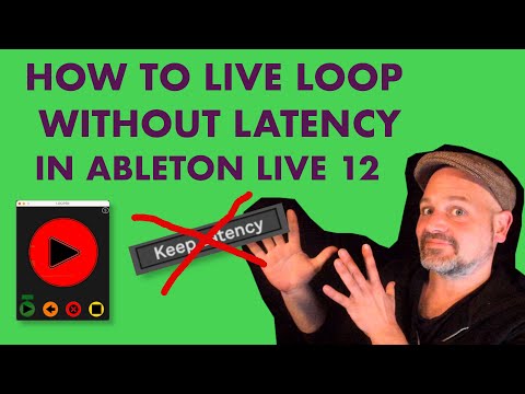 Live Looping in Ableton 12 without latency   How to turn off Latency in Ableton Live 12