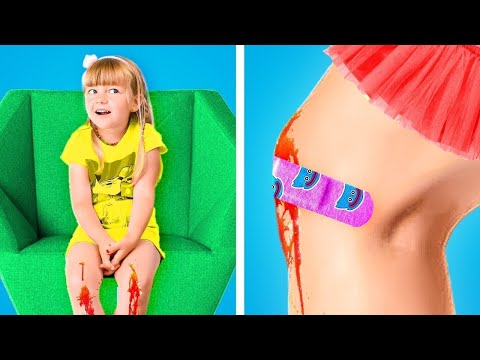 Emergency Hacks for Stressed Parents! Good Doctor vs Bad Doctor || Parenting Situations By CoCoGo