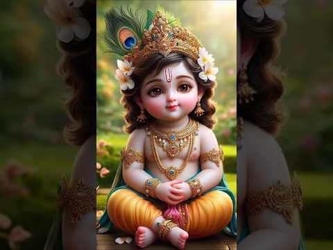 Shree Krishna video for status #viral #shorts #trending #hindugod #cute @MrBeast