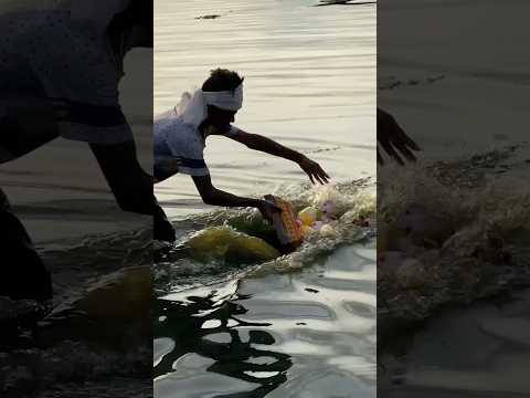 Ganesh immersion process at TankBund Hyderabad #ganeshnimajjanam #ganpatibappamorya #ganpativisarjan