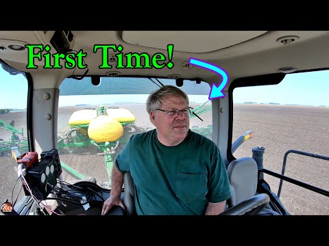 Dad's First Vlog!  Planting Organic Corn