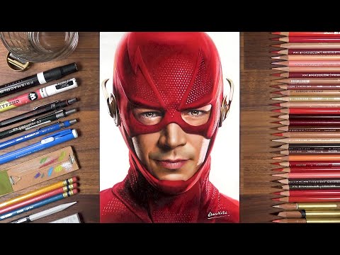 Drawing The Flash (Grant Gustin) | drawholic