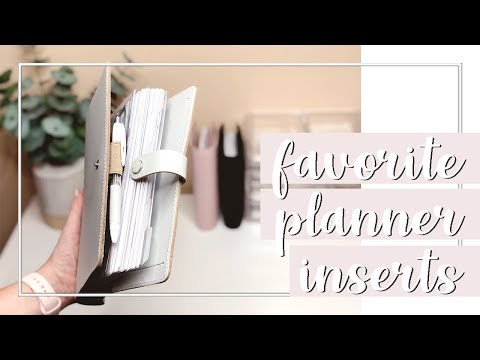 Favorite Planner Inserts and How I Use Them