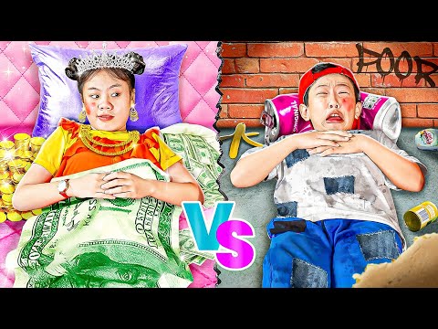 Rich Sister VS Poor Brother - Funny Stories About Baby Doll Family