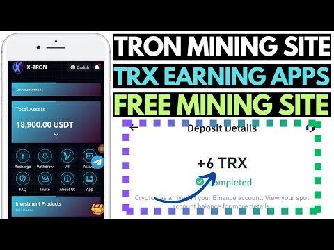 New X-TRON Earning Apps in 2024 | Free X-TRON Mining Website | TRON Grab Platform in 2024