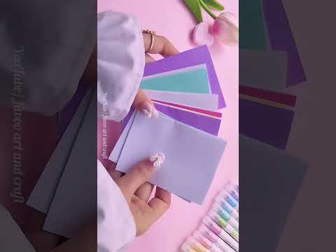 How to make cute Stationery / DIY cute stationery  #jiwooartandcraft    #stationery #papercraft