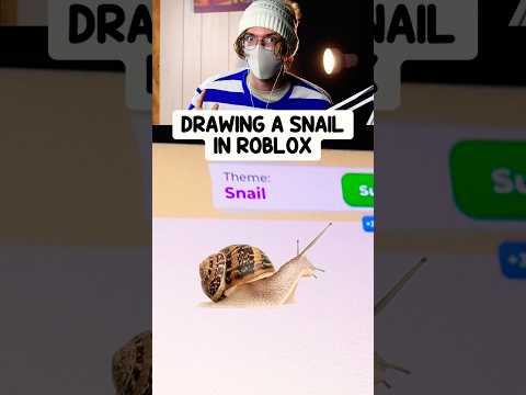 Can I draw a SNAIL in Roblox Speed Draw? 🐌