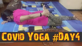 #CovidYoga #Day4 - 5MINS DAILY at home(#30dayyogachallenge)in HINDI- #Howtoincreaseoxygenlevel