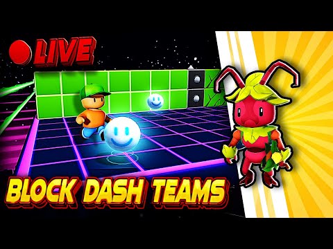 🔴 Block Dash Teams LIVE🔥| EU Server🌍 | Stumble Guys🥊| #stumbleguys #blockdash