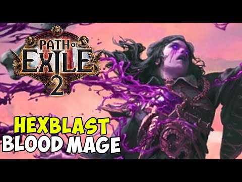 Hexblast SUPERCHARGED This Blood Mage Decay Setup | Path of Exile 2 Mid Game Witch Build