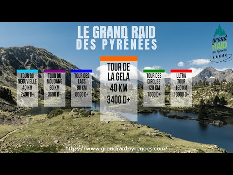 Grand Raid des Pyrénées 2024 - Tour de la Gela Parcours - Trail GRP