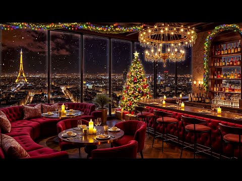 Relaxing Christmas Jazz 2025 in Cozy Bar Ambience 🎄 Sweet Jazz Saxophone Music for Happy Holiday