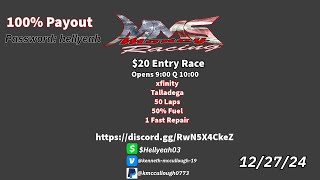 MMS Money Racing | Talladega | 12/27/24 | PGR eSports