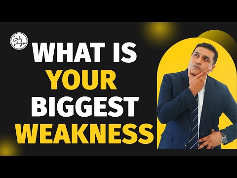 WHAT IS YOUR BIGGEST WEAKNESS? | Crack this Tricky question in one Go