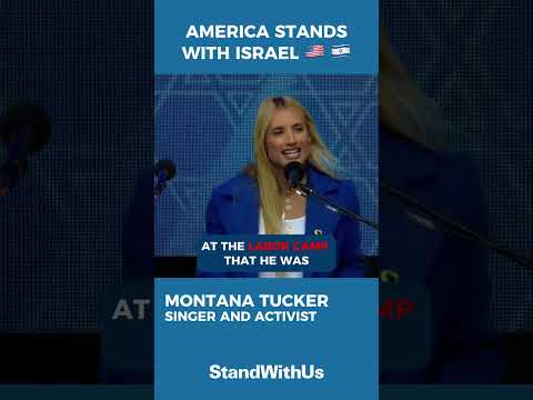 Montana Tucker at “Stand Together–An Event of Unity, Strength, and Resilience.” in Washington, D.C.