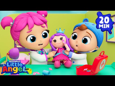 Oh No! Jill’s Doll is Broken! | Little Angel Kids Songs & Nursery Rhymes