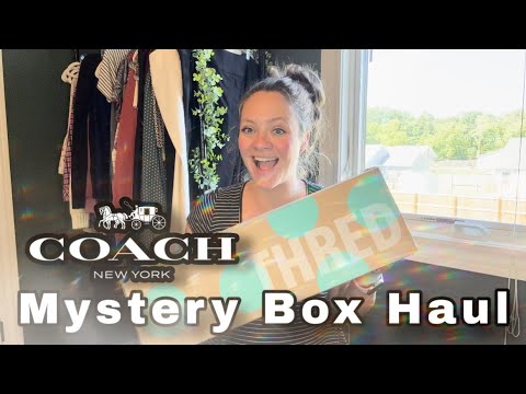 COACH ThredUp Mystery Box Unboxing + Haul 👜 To Resell On Poshmark